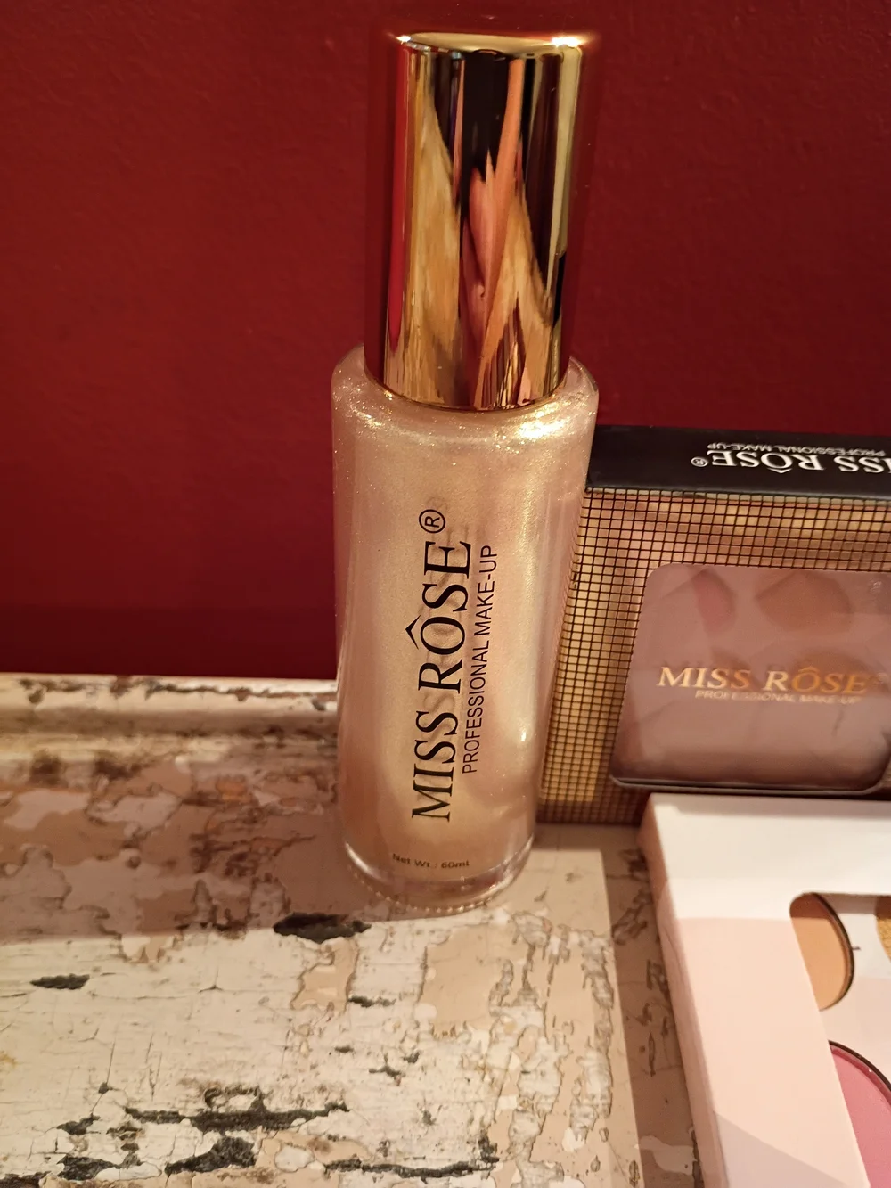Miss Rôse Pink Eyeshadow Palette & Lip Set — Soft Rose Shades